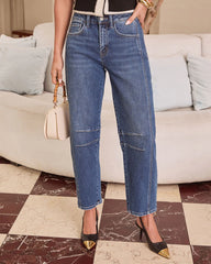 Ollie Pintuck Barrel Jeans