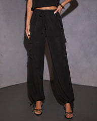 Copelan Mid Rise Cargo Pants
