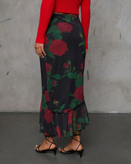 Forever Love Floral Maxi Skirt