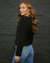 Take Charge Collarless Blazer