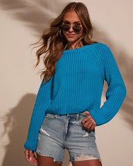 Esra Ribbed Knit Sweater