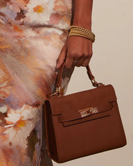 Tracey Structured Top Handle Bag