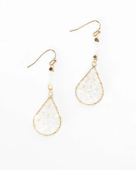 Nylah Dainty Beaded Drop Earrings