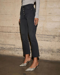 Cline High Rise Crop Flare Denim