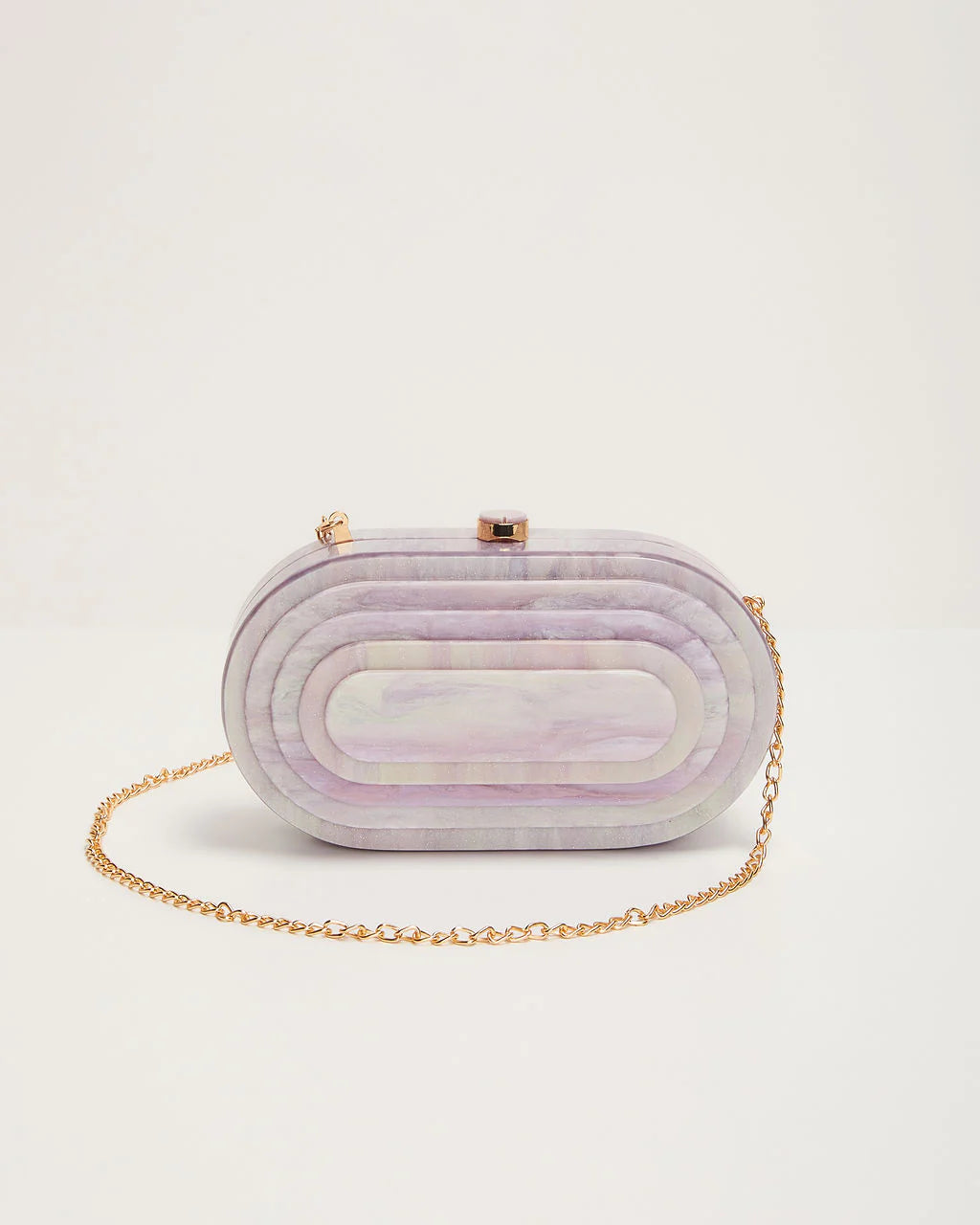 Juliette Acrylic Hard Case Clutch