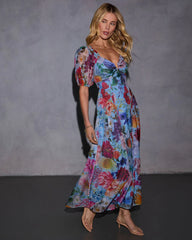 Sweet Blooms Floral Maxi Dress