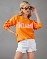 Miami Cotton Blend Sweatshirt