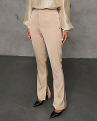 Gone Tomorrow High Rise Satin Pants
