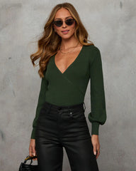 Abbey Drape Knit Sweater