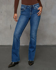 Nicolete Mid Rise Bootcut Jeans