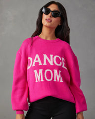 Dance Mom Knit Pullover Sweater
