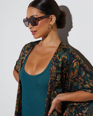 Shelly Rounded Square Tortoise Sunglasses