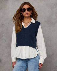 Keep It Classic Twofer Layered Sweater Vest