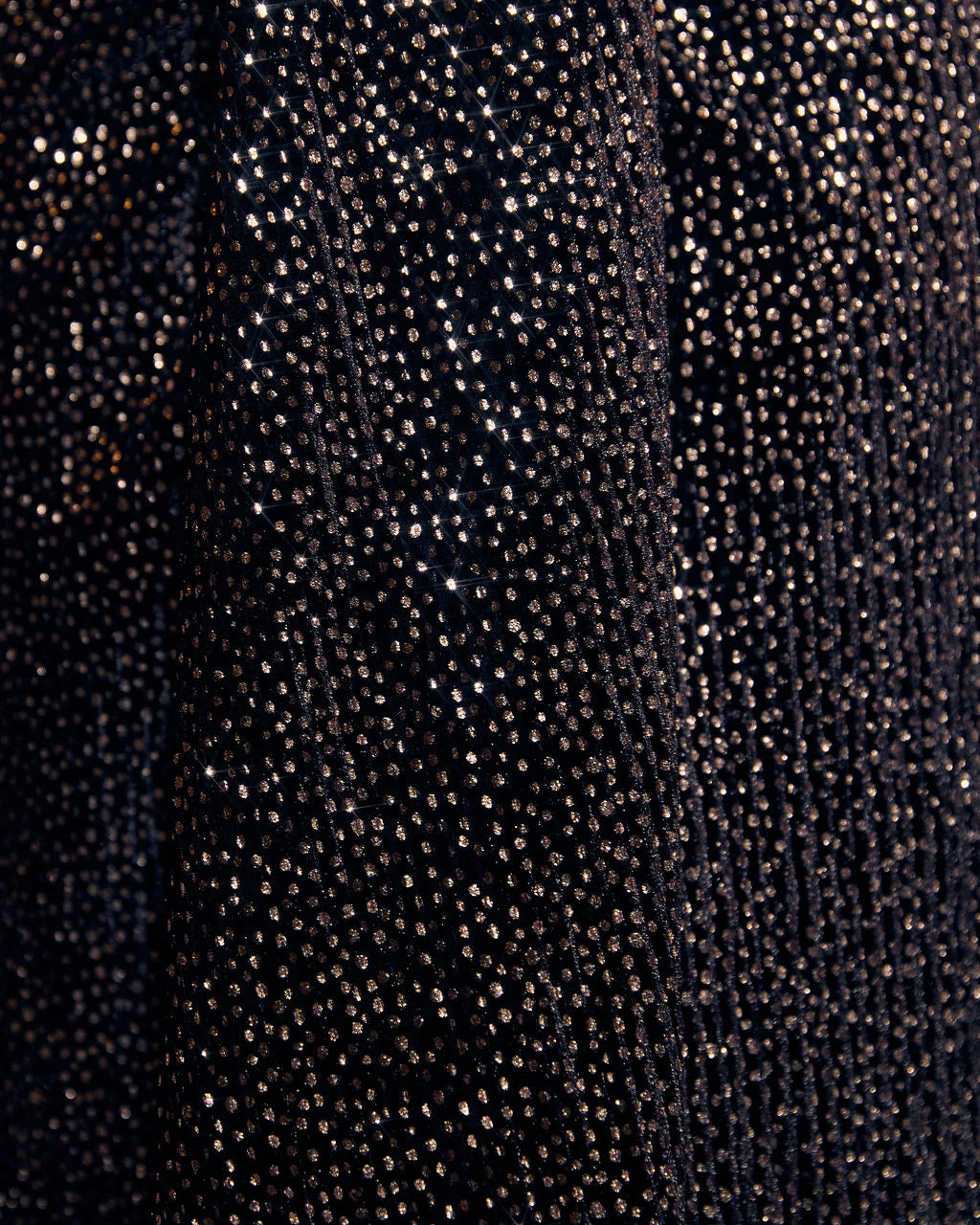 Light Show Draped Velvet Maxi Dress