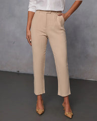 Barbara High Rise Trouser Pants