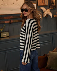 Icy Affair Striped Sweater