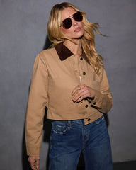 Liema Contrast Collar Jacket