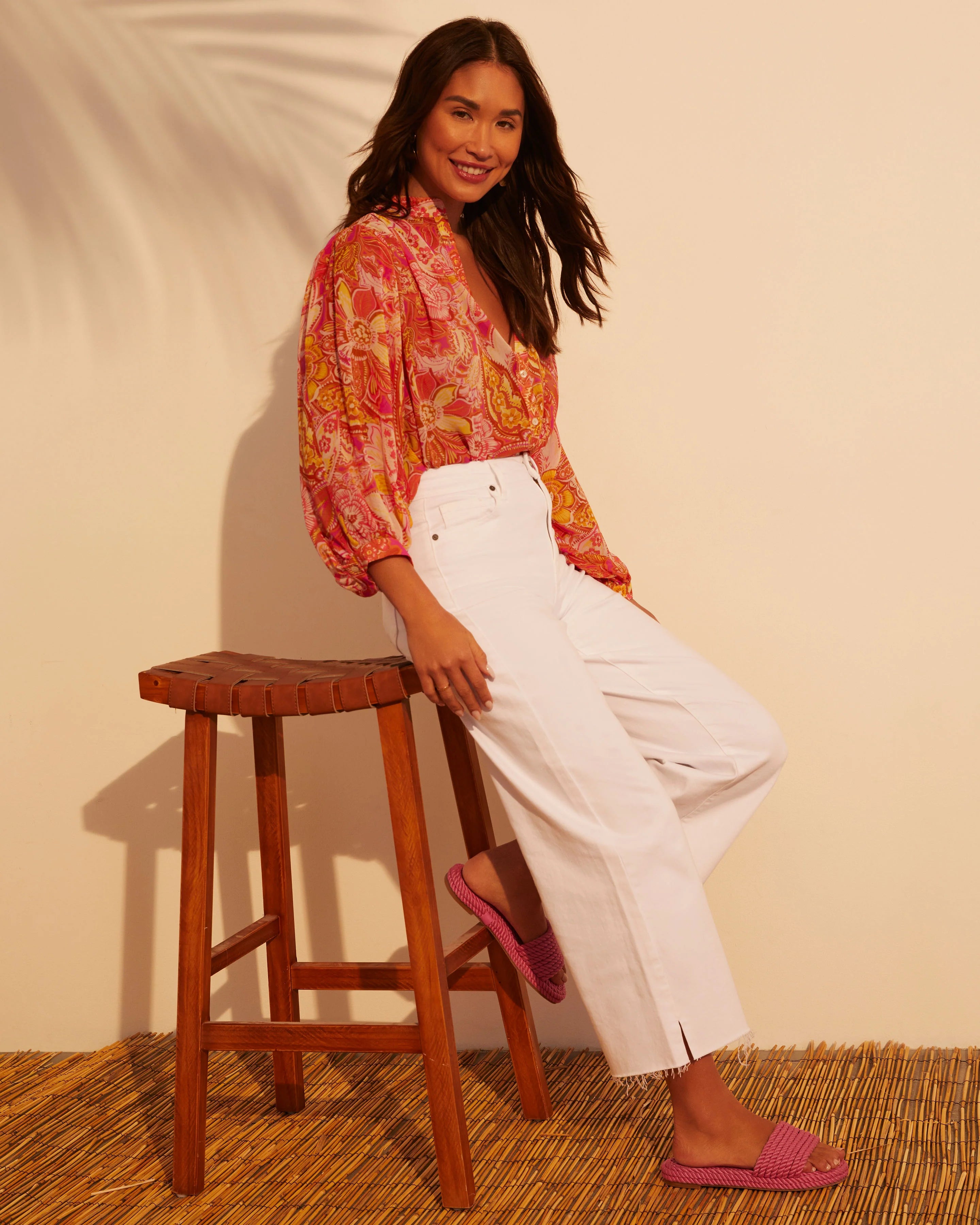 Jolene High Rise Straight Leg Jeans