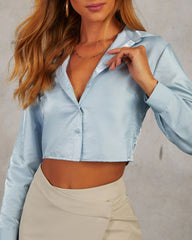 Classic Chic Long Sleeve Button Down Top