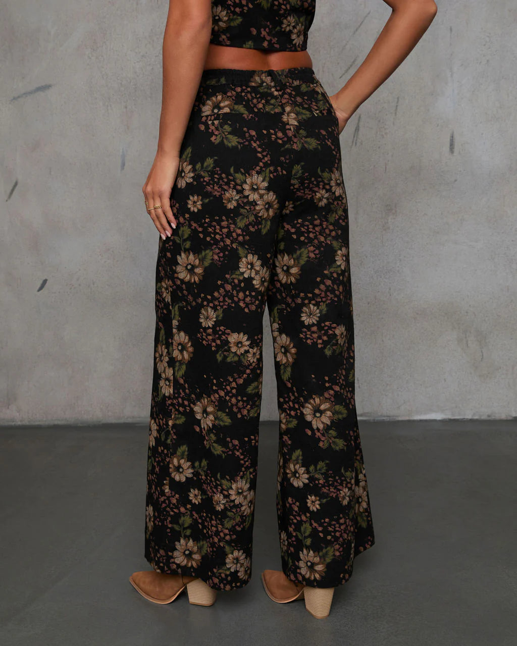 Sayja Floral Wide Leg Trouser