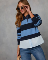 Classic Vibes Twofer Popover Polo Shirt