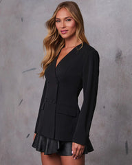 Unveil Me Double Breasted Top