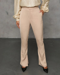 Gone Tomorrow High Rise Satin Pants