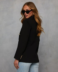 Serious Business Pocketed Blazer
