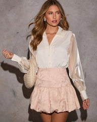 Festive Cheer Sheen Blouse