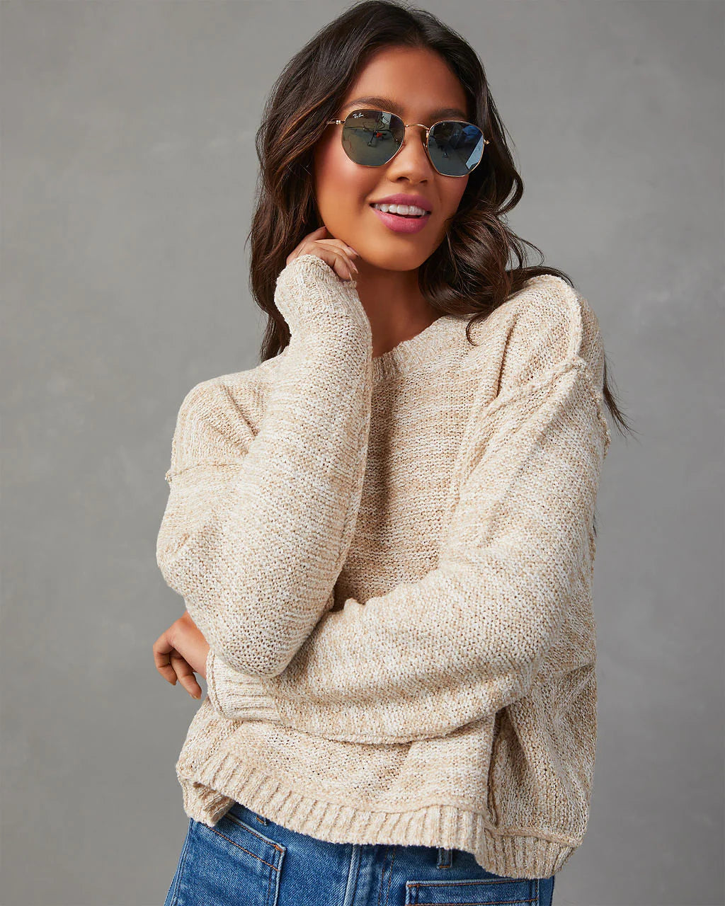 Hughes Crewneck Knit Sweater
