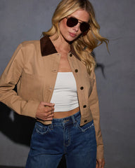 Liema Contrast Collar Jacket