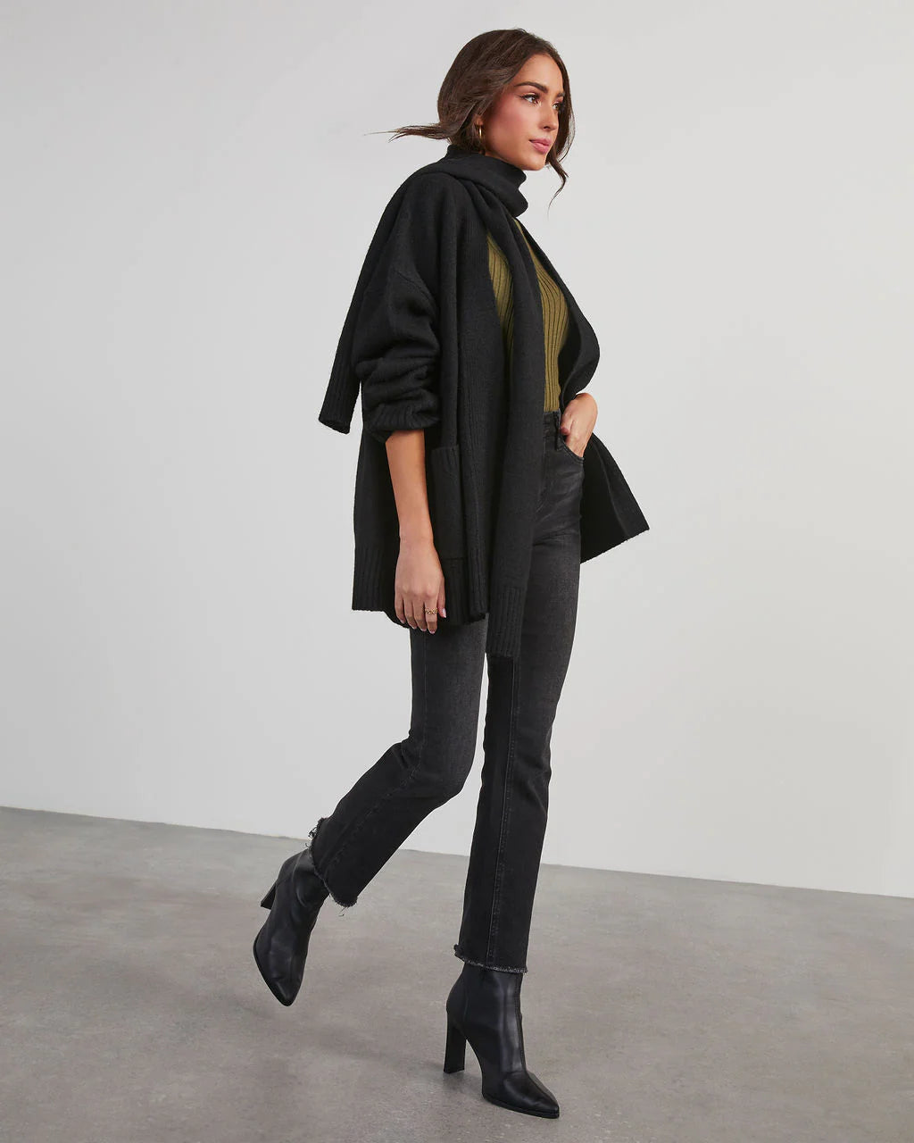 Jarvais Scarf Cardigan