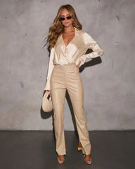 Jollie Satin Embossed Bodysuit