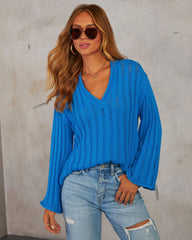 Easy Does It V Neck Sweater