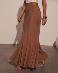Breeze On By Godet Maxi Skirt