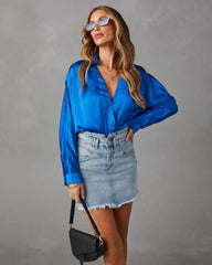 Bentley Biz Satin Long Sleeve Bodysuit