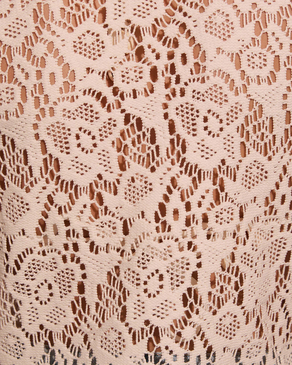 Coastline Crochet Lace Tunic Top