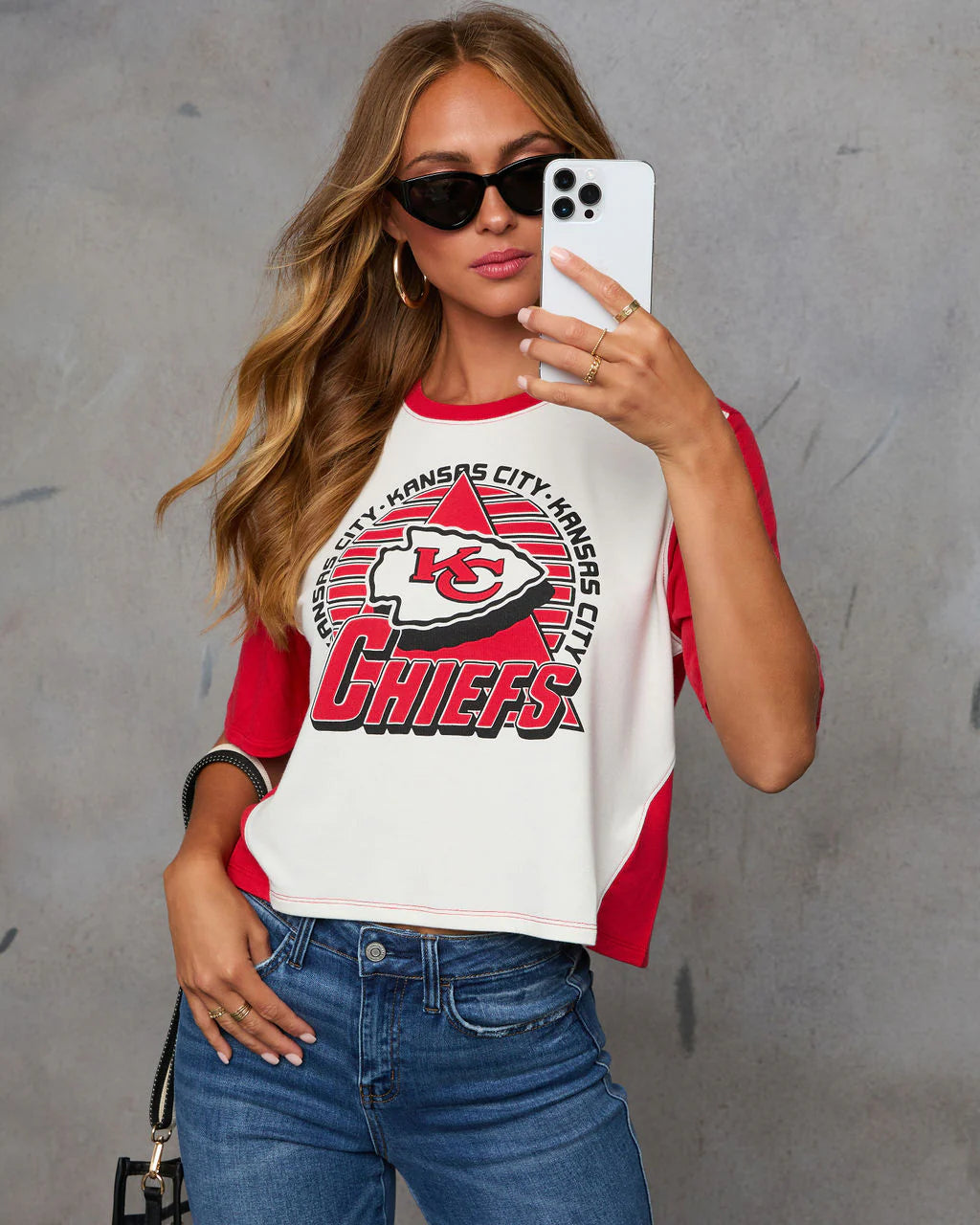 Kansas City Chiefs Short Sleeve Graphic Top