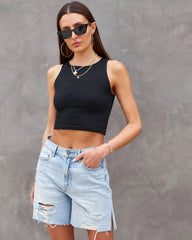 Davis High Rise Distressed Dad Jean Shorts
