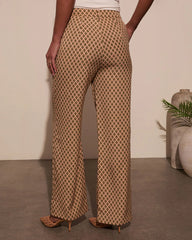 Sylvie Printed Wide Leg Trouser