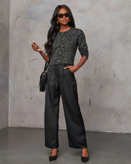 Stay By Me Button Down Knit Cardigan