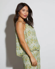 Springtime Sleeveless Blouse