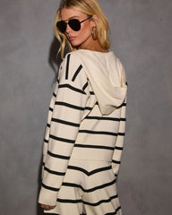 Erin Striped Button Down Cardigan
