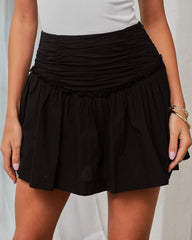 Remee Cotton Ruched Skort