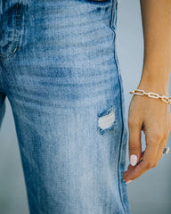 Warren High Rise Distressed 90'S Flare Denim