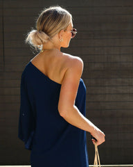 Side To Side One Shoulder Statement Dress