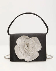Yours Only Embellished Floral Handbag