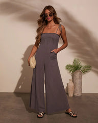 Paradise Pause Smocked Bust Jumpsuit