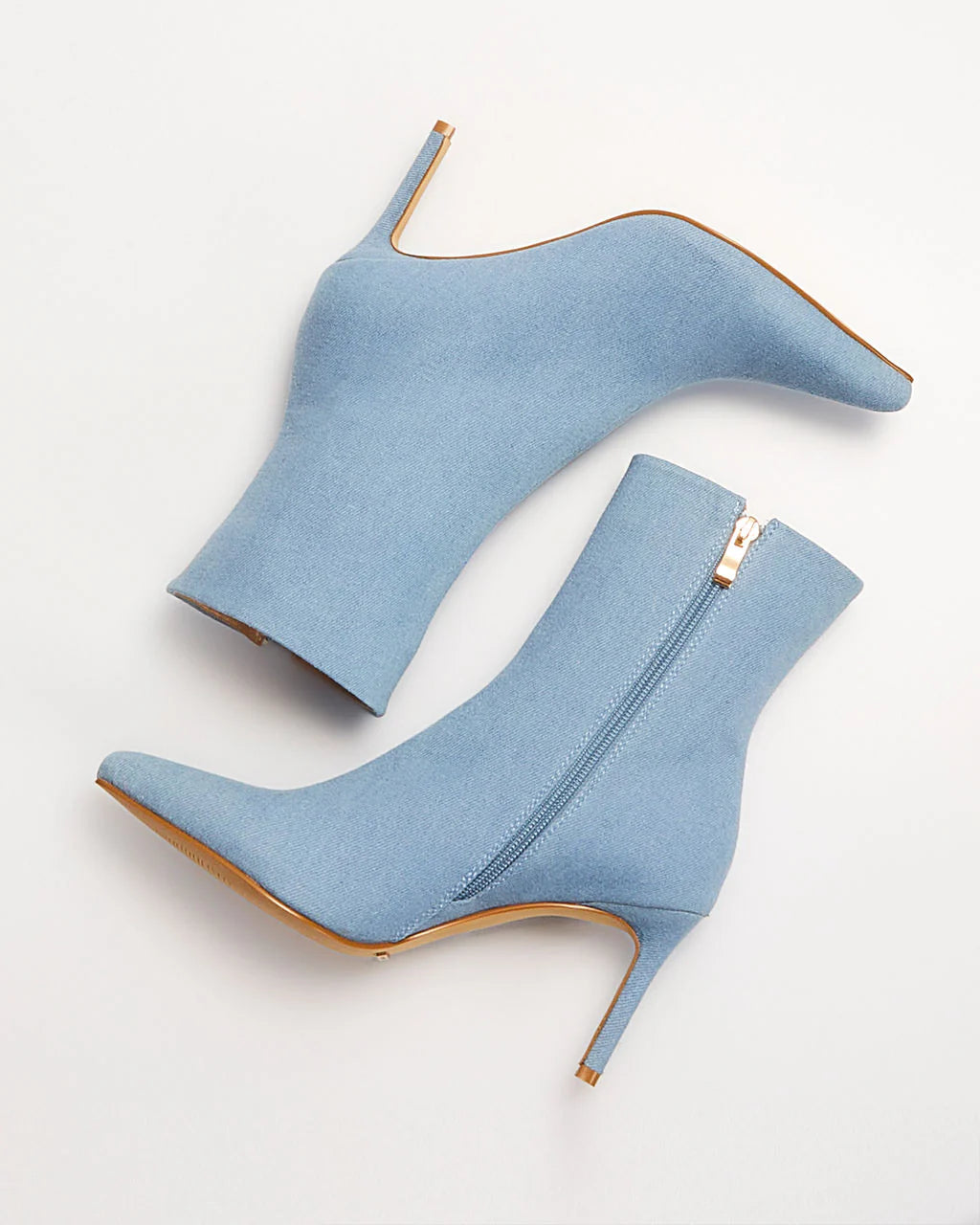Joannie Denim Ankle Booties