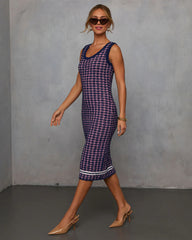 Clarasi Tweed Midi Dress